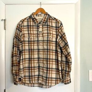 REI men’s Wallace Lake Flannel Shirt size large